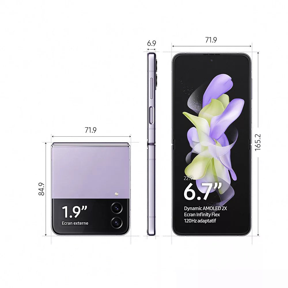 Galaxy Z Flip 4 Lavande - recondiphone.com